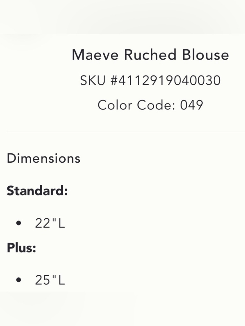 Maeve Ruched Blouse - Picture 11 of 11